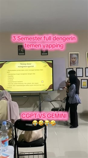 NJUL on Instagram: "Tiap hari ngadu chat gpt vs gemini"