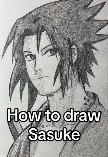 Cómo dibujar a Sasuke Uchiha de Naruto