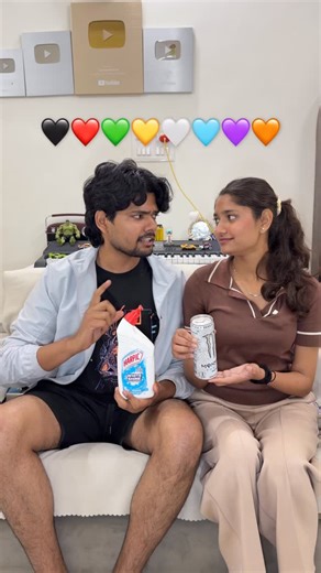 The Roamer Amit on Instagram: "Heart colour challenge with sister 😬 @i.rakhi01 . . . #reels #challenge #siblings #brothersisterlove #love"
