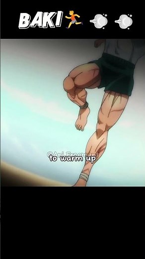 This is what Baki imagines while Running👀😲|Baki Hanma| #anime #animemoments #baki