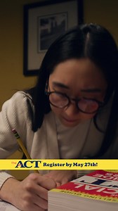 The ACT is June 14—register by May 27! 🗓️ Don't wait—secure your spot and take the next step toward college success! #1 taken college admissions test in nearly half of U.S. states.* | ACT