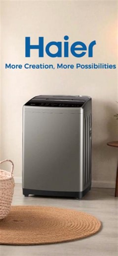 Haier HWM70-1269S5 7kg Quick Wash Fully Automatic Top Load Washing - TikTok Shop Philippines