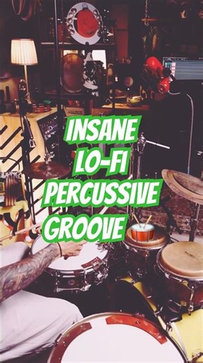 The Most Percussive Lo-Fi Drum Solo You’ll Hear Today 🔥 #drummer #drums