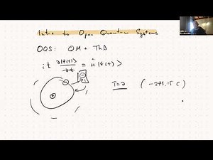 Ilya Sinayskiy: Foundations of Theoretical and Computational Open Quantum Systems, Lecture 1