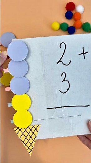 Make Math Fun Like This! 🍦 Easy Kids Learning Activity