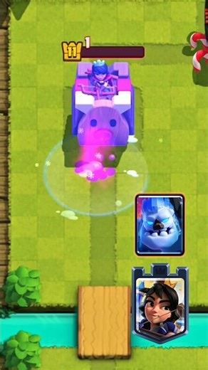 1 Hp Princess Tower Tutorial Pt 38 #clashroyale #shorts