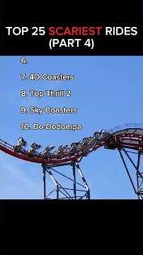 Ranking the 25 SCARIEST rides IN THE WORLD (Part 4)
