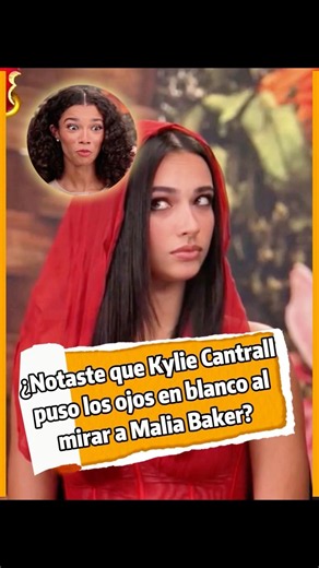 Did you notice Kylie Cantrall roll her eyes at Malia Baker? #fyp#descendantswicked