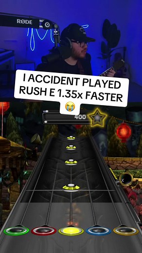 Accidentally Playing Rush E at 135% Speed | Guitar Flash Challenge