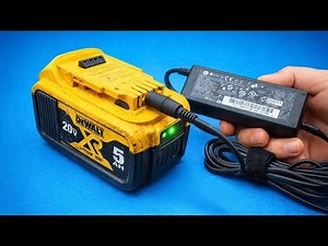 🔋 Never Buy Drill Batteries Again! Use a Laptop Charger and Watch What Happens! 😱