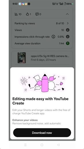 Easily edit videos with YouTube Create New Update..