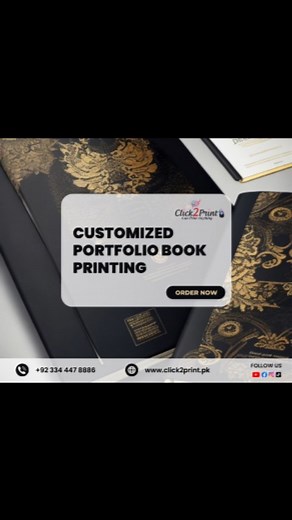 📚✨ Showcase your talent and achievements with our customized portfolio book printing service! 🖨️💼 🔹 As a creative professional, it's essential to have a professional portfolio that highlights your skills and accomplishments. Our customized portfolio book printing service allows you to create a stunning showcase of your work that leaves a lasting impression. 🔹 Whether you're a photographer, designer, artist, or any other creative professional, our portfolio books are designed to enhance the 