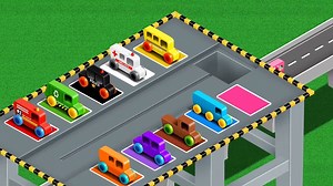 Learning Colors and Street Vehicles Names and Sounds for Kids - Colors Collection