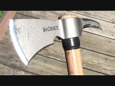 CRKT Woods Kangee Tomahawk; Splitting, Chopping, Throwing