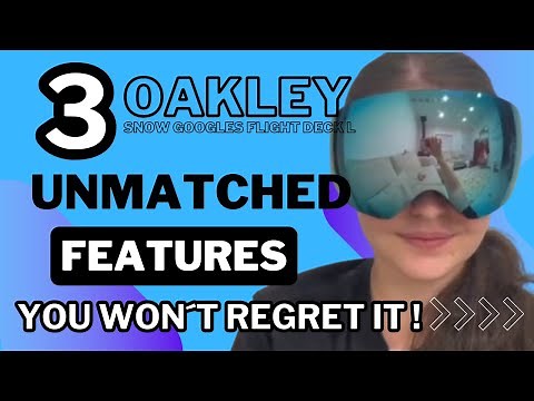 Oakley Flight Deck Snow Goggles Review | Unmatched Visibility & Comfort on the Slopes