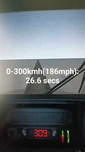 TGV acceleration 0-400 kmh