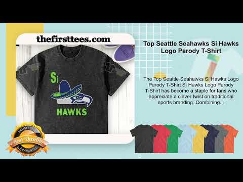 Top Seattle Seahawks Si Hawks Logo Parody T-Shirt