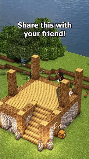 Minecraft Easy Starter House 🏠 #minecraft