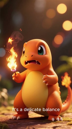 CHARMANDER: The Secret of the Eternal Flame! 🔥📁 #ProjectDexEntry