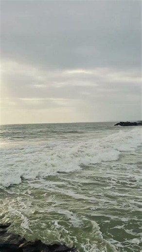 🌊 Lost in the rhythm of the waves#calicut#kappadbeach#kappad#kerala#keralatourism#picnic#outing#love