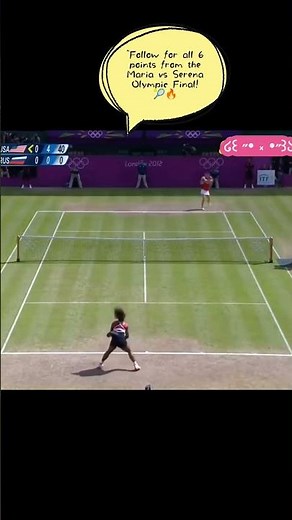 🎾 Maria Sharapova Stunning Winner vs Serena Williams | Olympic Final 2012 #3#tennisshorts