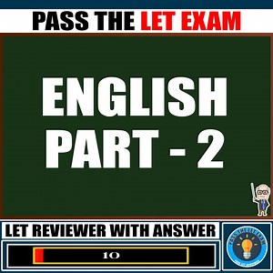 3.6K views · 128 reactions | Pass the LET Exam LET LET reviewer with answer - English Part 2 #let #letreviewer #letreviewer2023 #letreviewerwithanswer #letrevieweronline #letreviewerpdf #letreviewers | Pass the LET Exam | Facebook