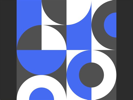 Geometric shapes pattern