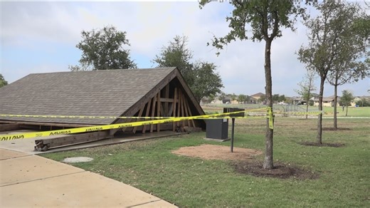 Microburst causes damage in Cedar Park