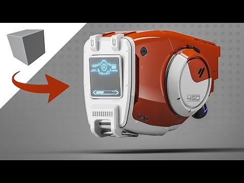 Blender TUTORIAL - MECH Head Modeling