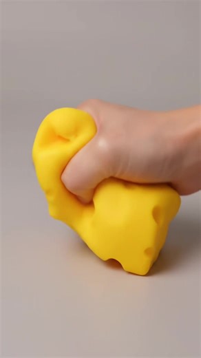 Cheese fidget toy = instant stress relief 🧀✨Super squishy, moldable, and so fun to squeeze!Perfect for focus, relaxation, and everyday play. #SquishyCheese #FidgetToy #StressRelief #SquishyToy #SensoryToy