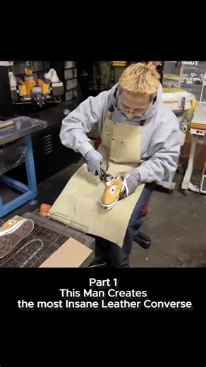 Incredible Leather Converse Creation Process