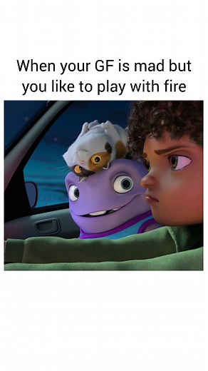 Snarky on Instagram: "Share with her 🤣 Home (2015) is a colorful animated adventure that brings together aliens, friendship, and the true meaning of belonging. The story follows Oh, a misfit alien from a species called the Boov, who are known for constantly running away from danger. The Boov invade Earth and relocate humans as they take over the planet. Oh accidentally sends an invite to a party that could expose the Boov’s location to their enemies, putting everyone in danger. While trying to