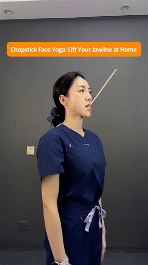 4 Daily Face Yoga Moves with Chopsticks to Tighten, Lift, and Tone Your Face for a Youthful Look