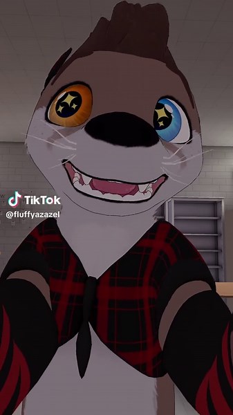 Rex is strong #fluffyazazel #vr #furry #vrchat #relationshipgoals
