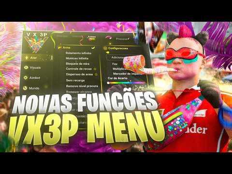 Atualização VX3P MENU Novas Funções e Tema de Carnaval