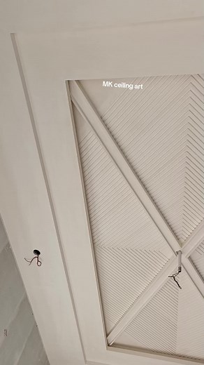 Innovative MK Ceiling Art for Bedroom Design