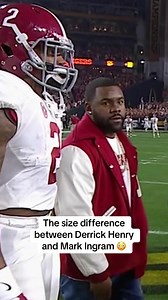 Derrick Henry vs. Mark Ingram Size Comparison