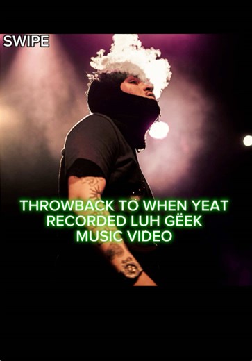 Throwback when Yeat recorded the Music Video for Luh gëek😮‍💨 #yeat #yeattok #ugmusic #4yupage #adl
