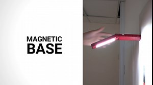 250/500 Lumens Handheld LED Work Light(Black) with 180 Degree Rotation Design, Rechargeable Work Lights with Magnetic Base, 2 Modes LED Light