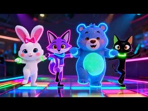 Glow Party Dance! ✨🕺 Fun Kids EDM Dance Song | Boppity Kids