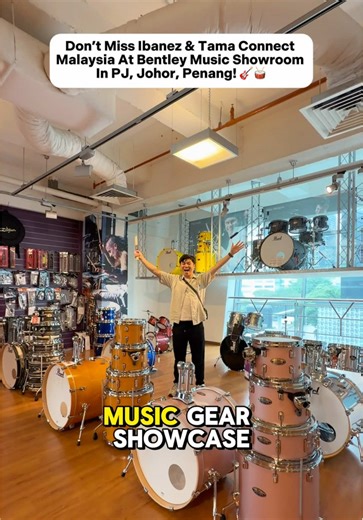 🎸🥁 Malaysia’s BIGGEST music gear experience is coming this January! . 📍 Ibanez & TAMA Connect Malaysia is landing across ALL Bentley Music showrooms — and it’s set to be a playground for every musician! 🤘 . What to expect 👇 🎶 Live performances 🎯 Mini games & lucky draws (yes, snare drums & secret prizes 👀) 🔥 2026 Ibanez & TAMA lineup — up close & hands-on 🎸 Try guitars, drums, pro audio, Steinway & Sons pianos, saxophones & more . And that’s not all 👇 🏛️ 400-pax Bentley Music Auditor