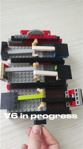 V6 in progress#3dprinted #lego #legotutorials #tutorial #legoenginetutorial