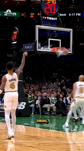 Anfernee Simons is making 'Tommy Point' plays every night ☘️ | NBC Sports Boston