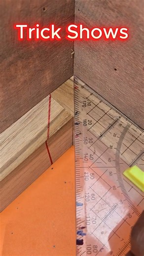 Magic Reveal on Instagram: "How to Mark and Cut Perfect 90° Miter Joints #workout #fbreelsfypシ゚viralfbreelsfypシ゚viral"