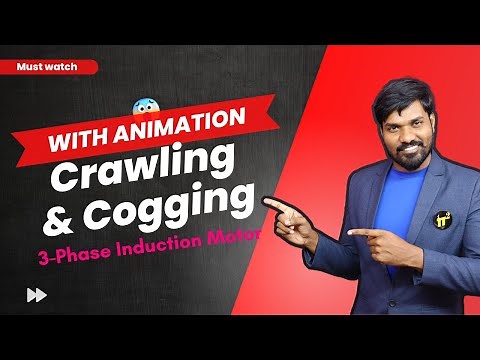 Cogging Crawling effect in a 3-Phase Induction motor | Interview Question | PiSquare Academy