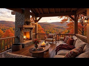 Autumn Jazz Instrumental Music & Cozy Coffee Shop Ambience 🍂 Smooth Piano Jazz Music for Relaxing
