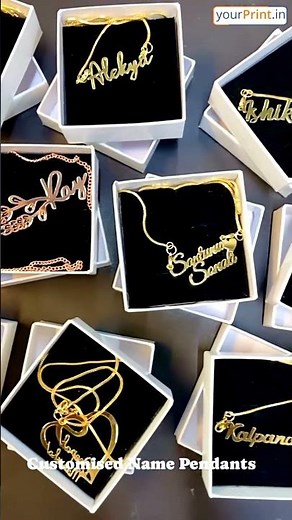 Design Your Own Name Pendant 💎 | Custom Necklace Style