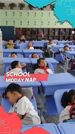 Why Chinese Students Take Naps in School 😴📚 #inspiringstories #schoollife #naptime