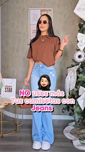 MENTA AHORA ES MAEMI on Instagram: "NO USES MÁS❌ Camisetas con jeans👖Aquí te voy a enseñar a crear outfits MÁS interesantes 🤩💕 COMENTA ¿Cuál fue tu outfit favorito? 👀👇🏻 #nuevacoleccion #modafemenina #maemioficial #mentaahoraesmaemi #modayestilo #comprasonline #ropanueva #tendencia #mayoristas #outfitinspo"