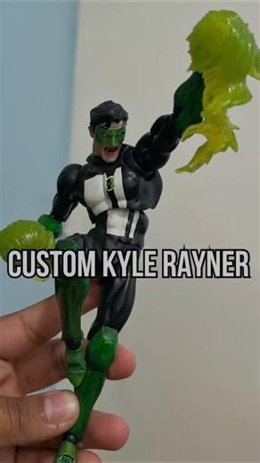 NUEVO CUSTOM GREEN LANTERN KYLE RAYNER. #mafex #dc #greenlantern #3d #mafexcustom